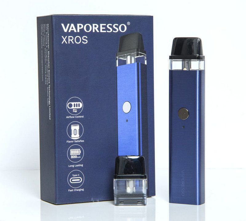 VAPORESSO XROS COR BLUE DETALHES