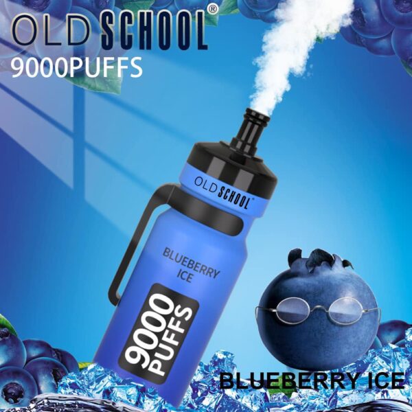 Pod Descartavel Old School 9000 Puffs Blueberry