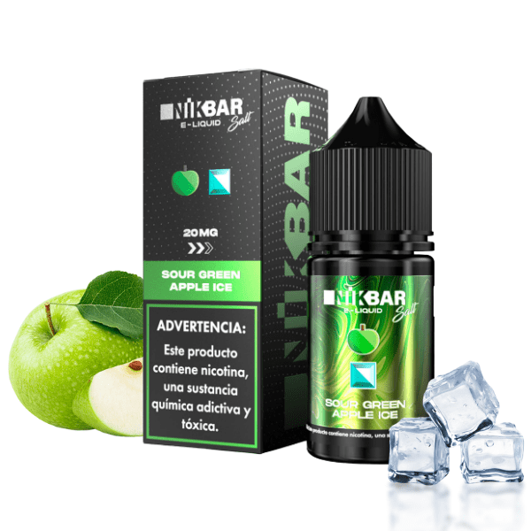 Juice nicsalt nikbar sour green apple ice