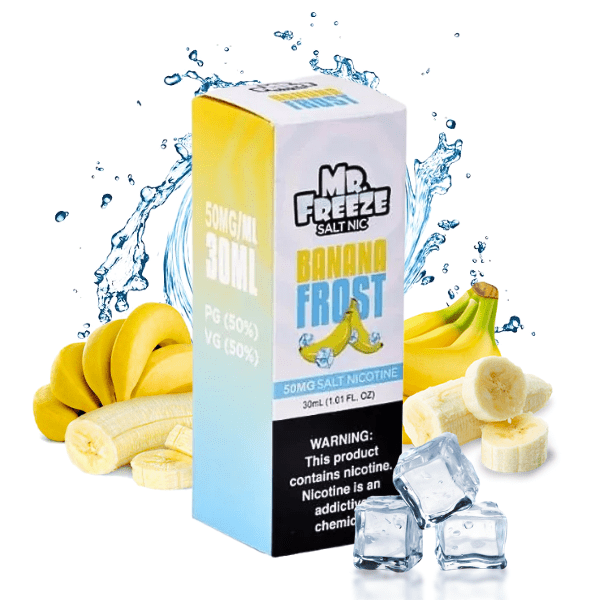 banana frost nicsalt mr freeze Universo Vapor