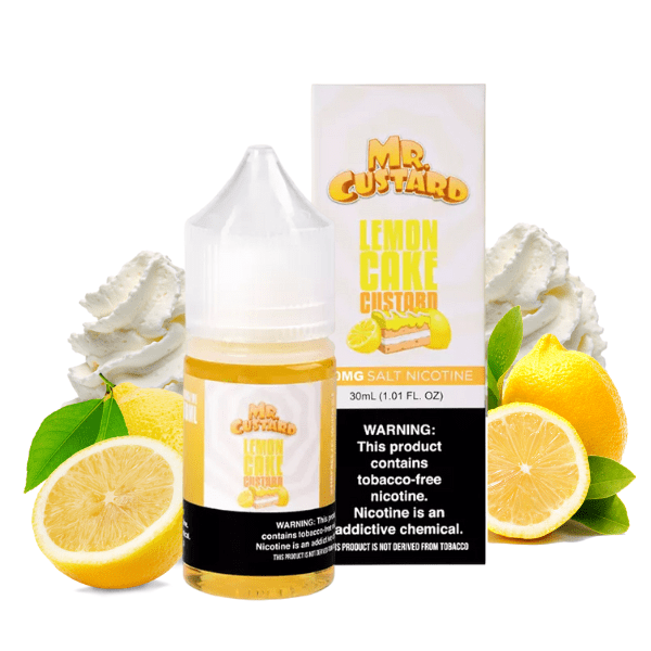 lemon cake nicsalt mr custard Universo Vapor