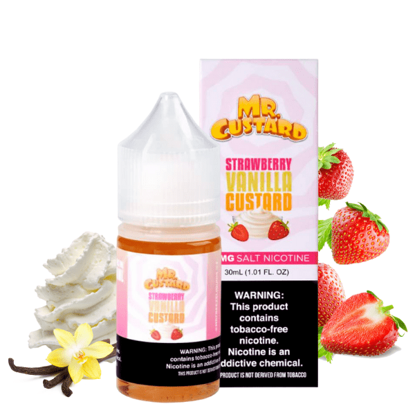 strawberry vanilla custard mr custard Universo Vapor