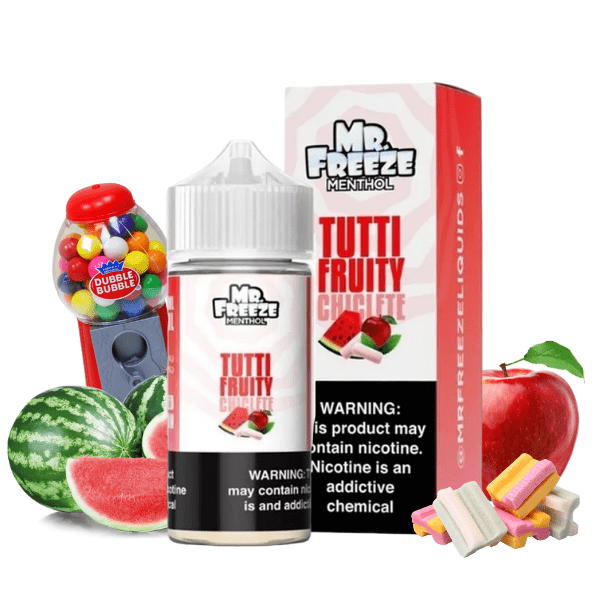 tutti fruity chiclete freebase mr freeze universo vapor